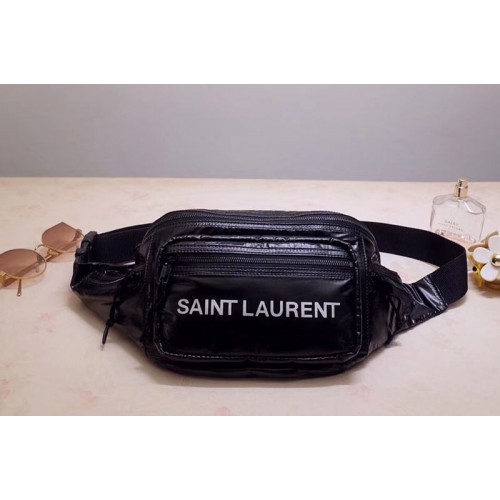 YSL NUXX body bag in nylon with a print YSL NUXX body bag in nylon with a print