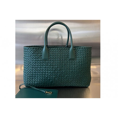 Bottega Veneta Large Cabat tote bag in Raintree intrecciato leather