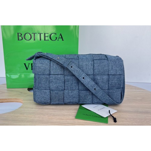 Bottega Veneta Cassette Bag in Denim Leather