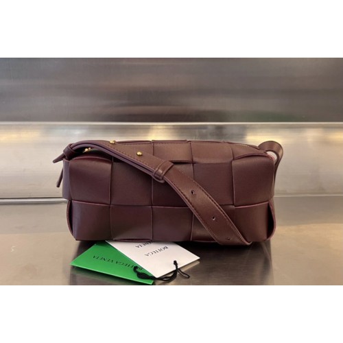 Bottega Veneta Small Brick Cassette Bag in Fondant intreccio leather Bottega Veneta Small Brick Cassette Bag in Fondant intreccio leather