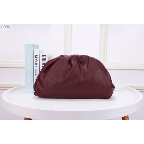 Bottega Veneta The Pouch Bags Bordeaux Butter Calf Leather
