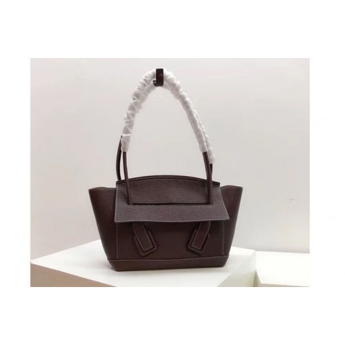 Bottega Veneta Arco 33 Bags Dark Coffee Palmellato Leather Bottega Veneta Arco 33 Bags Dark Coffee Palmellato Leather