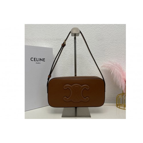 Celine CAMERA SHOULDER BAG CUIR TRIOMPHE IN TAN SMOOTH CALFSKIN Celine CAMERA SHOULDER BAG CUIR TRIOMPHE IN TAN SMOOTH CALFSKIN