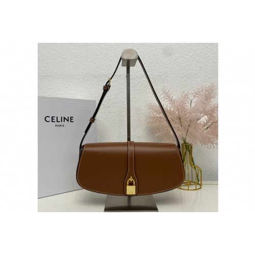 Celine CLUTCH ON STRAP TABOU Bag IN Tan SMOOTH CALFSKIN Celine CLUTCH ON STRAP TABOU Bag IN Tan SMOOTH CALFSKIN
