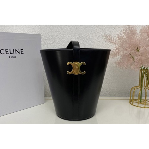 Celine BUCKET TRIOMPHE bag IN Black NATURAL CALFSKIN Celine BUCKET TRIOMPHE bag IN Black NATURAL CALFSKIN