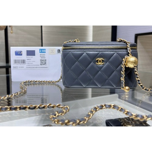 Chanel AP2303 Clutch With Chain in Blue Lambskin