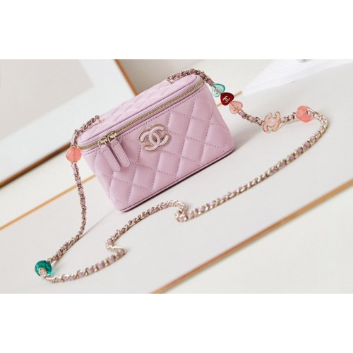Chanel Clutch With Chain in Pink Lambskin