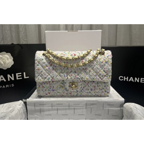 Chanel A01112 Mini Classic 11.12 Handbag in Multicolor Wool Tweed