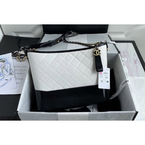 Chanel AS1521 Gabrielle Hobo Bag in White Calfskin Chanel AS1521 Gabrielle Hobo Bag in White Calfskin