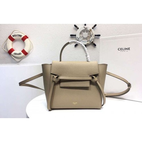 Celine Grained Calfskin Belt Bag 8068 Apricot