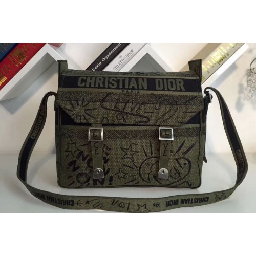 Dior M1291 Diorcamp messenger bag in canvas embroidered Dior M1291 Diorcamp messenger bag in canvas embroidered