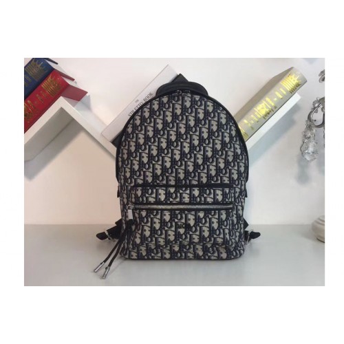 Dior Oblique Backpack in Blue Dior Oblique canvas Dior Oblique Backpack in Blue Dior Oblique canvas