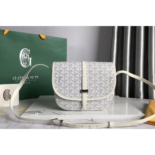 Goyard Belvedere PM bag in White Goyardine Canvas