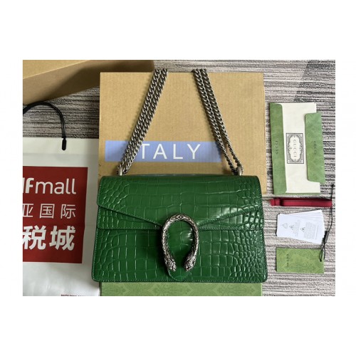 Gucci Dionysus crocodile small shoulder bag in Black crocodile Leather