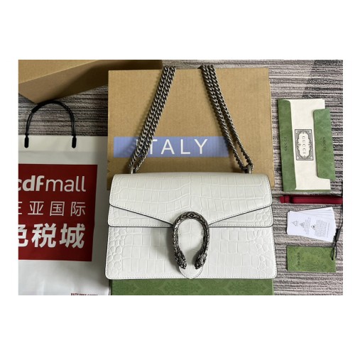 Gucci Dionysus crocodile small shoulder bag in White crocodile Leather Gucci Dionysus crocodile small shoulder bag in White crocodile Leather