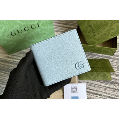 Gucci Marmont leather bi-fold wallet in Light Blue Leather Gucci Marmont leather bi-fold wallet in Light Blue Leather