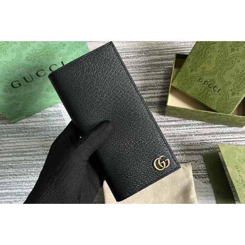 Gucci Marmont leather long ID wallet in Black metal-free tanned leather Gucci Marmont leather long ID wallet in Black metal-free tanned leather