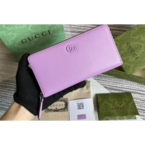 Gucci Marmont zip around wallet in Pink Leather Gucci Marmont zip around wallet in Pink Leather