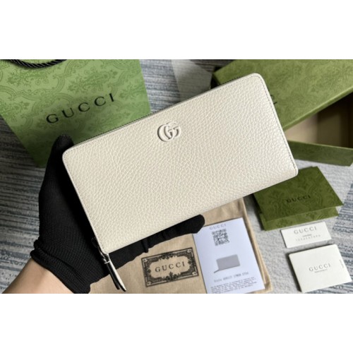 Gucci Marmont zip around wallet in White Leather Gucci Marmont zip around wallet in White Leather