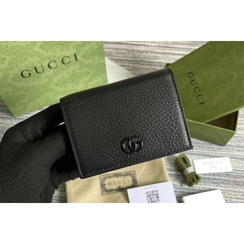 Gucci Marmont card case wallet in Black leather Gucci Marmont card case wallet in Black leather