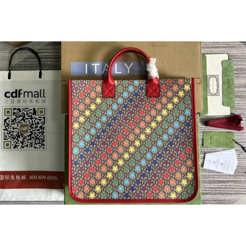 Gucci Childrens Tote Bag in Multicolor Star