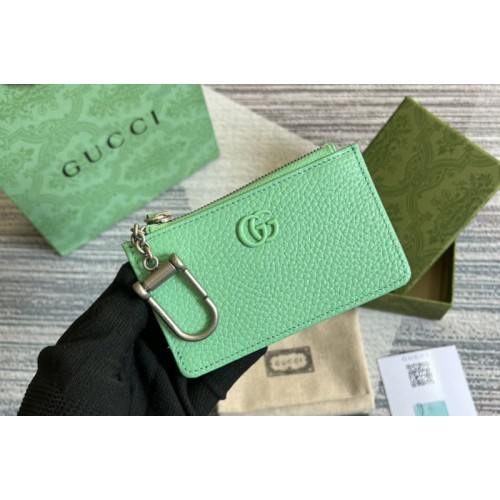 Gucci Marmont keychain card case in Green Leather Gucci Marmont keychain card case in Green Leather
