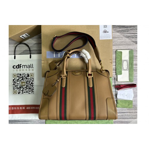 Gucci Bauletto Tote bag in Brown Leather Gucci Bauletto Tote bag in Brown Leather