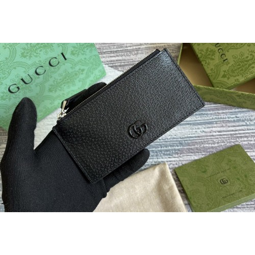Gucci Marmont zip card case in Black Leather Gucci Marmont zip card case in Black Leather