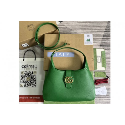 Gucci Aphrodite medium shoulder bag in Green soft leather Gucci Aphrodite medium shoulder bag in Green soft leather