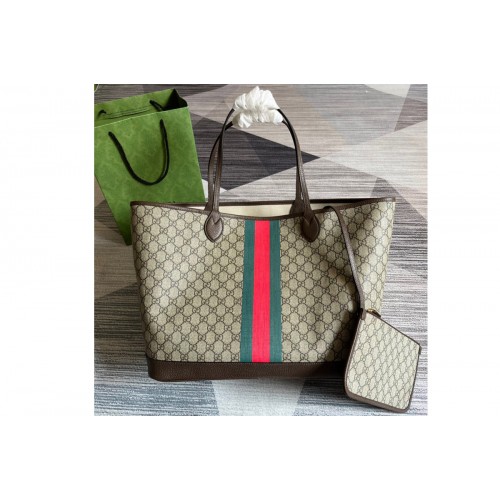 Gucci Ophidia large tote bag in Beige and ebony Supreme canvas Gucci Ophidia large tote bag in Beige and ebony Supreme canvas