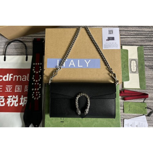 Gucci Dionysus small shoulder bag in Black leather Gucci Dionysus small shoulder bag in Black leather