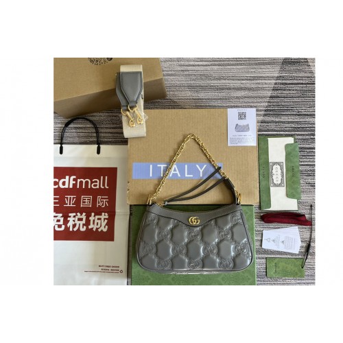 Gucci ‎‎‎Matelasse handbag in Grey Matelasse leather