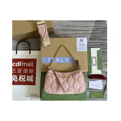 Gucci ‎‎‎Matelasse handbag in Pink Matelasse leather