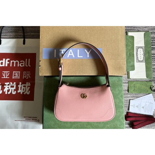 Gucci Aphrodite shoulder bag with Double G in Light pink leather Gucci Aphrodite shoulder bag with Double G in Light pink leather