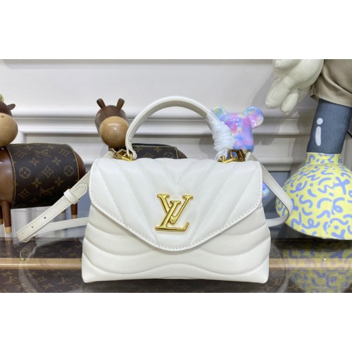 Louis Vuitton M21797 Hold Me top-handle bag in White Smooth cowhide leather