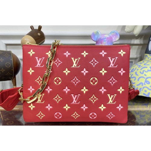 Louis Vuitton M22397 Coussin PM handbag in Red Lambskin Louis Vuitton M22397 Coussin PM handbag in Red Lambskin