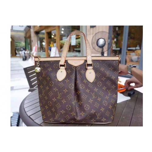 Louis Vuitton M40145 Palermo PM Bag in Monogram Canvas