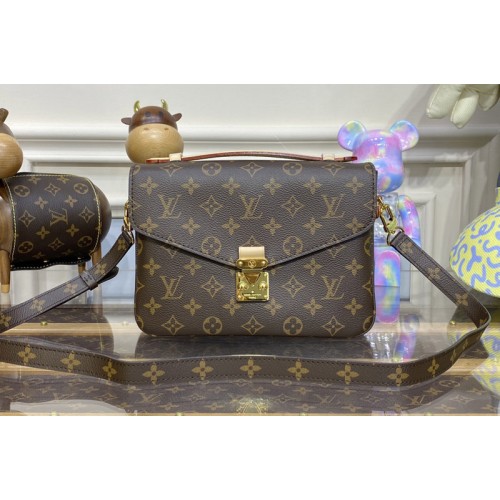 Louis Vuitton M44875 Pochette Metis bag in Monogram coated canvas