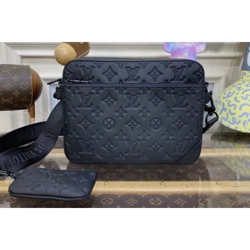 Louis Vuitton M46602 Trio Messenger Bag in Monogram-embossed calf skin Louis Vuitton M46602 Trio Messenger Bag in Monogram-embossed calf skin