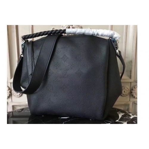 Louis Vuitton M51223 Babylone Chain BB Bag in Black Mahina perforated calf leather