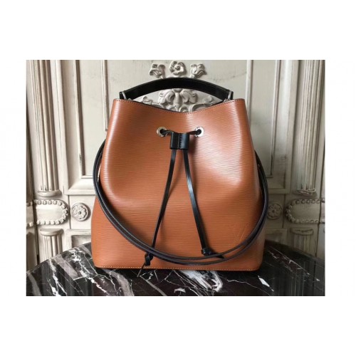 Louis Vuitton M54366 Lockme Bucket Bag in Brown Epi Leather Louis Vuitton M54366 Lockme Bucket Bag in Brown Epi Leather