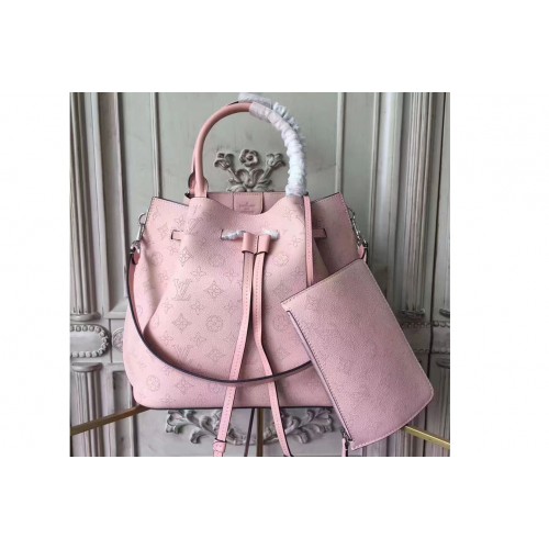 Replica Louis Vuitton M54401 Girolata Bag in Pink Mahina Leather