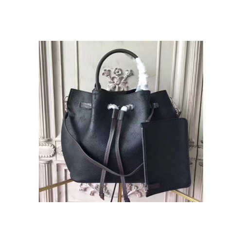Louis Vuitton M54401 Girolata Bag in Black Mahina Leather Louis Vuitton M54401 Girolata Bag in Black Mahina Leather