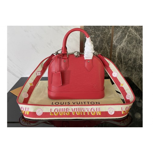Louis Vuitton M59346 Alma BB Bag on Red Epi Leather Louis Vuitton M59346 Alma BB Bag on Red Epi Leather
