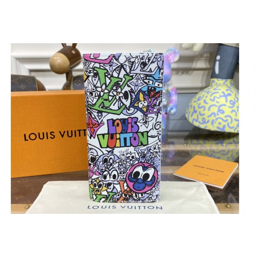 Louis Vuitton M82011 Brazza Wallet in Green Monogram Comics coated canvas Louis Vuitton M82011 Brazza Wallet in Green Monogram Comics coated canvas