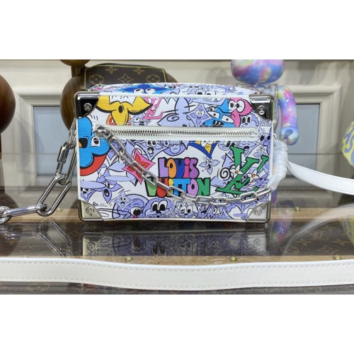 Louis Vuitton M82008 Mini Soft Trunk Bag in Multicolor Monogram Comics coated canvas Louis Vuitton M82008 Mini Soft Trunk Bag in Multicolor Monogram Comics coated canvas