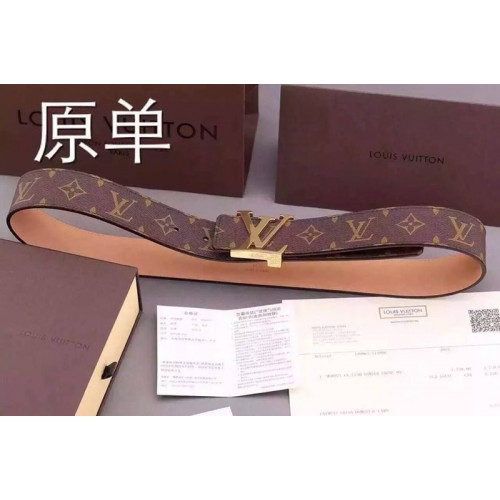 Louis Vuitton M9608 Initiales 40MM Belt in Monogram Canvas