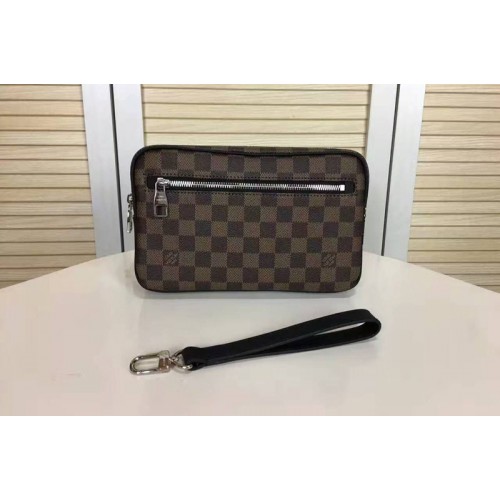 Louis Vuitton N41663 Kasai Clutch in Damier Ebene Canvas