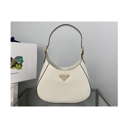 Prada 1BC179 Leather shoulder bag in White Leather Prada 1BC179 Leather shoulder bag in White Leather