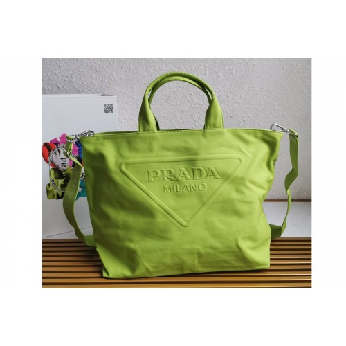 Prada 1BG081 Canvas bag in Green Canvas Prada 1BG081 Canvas bag in Green Canvas